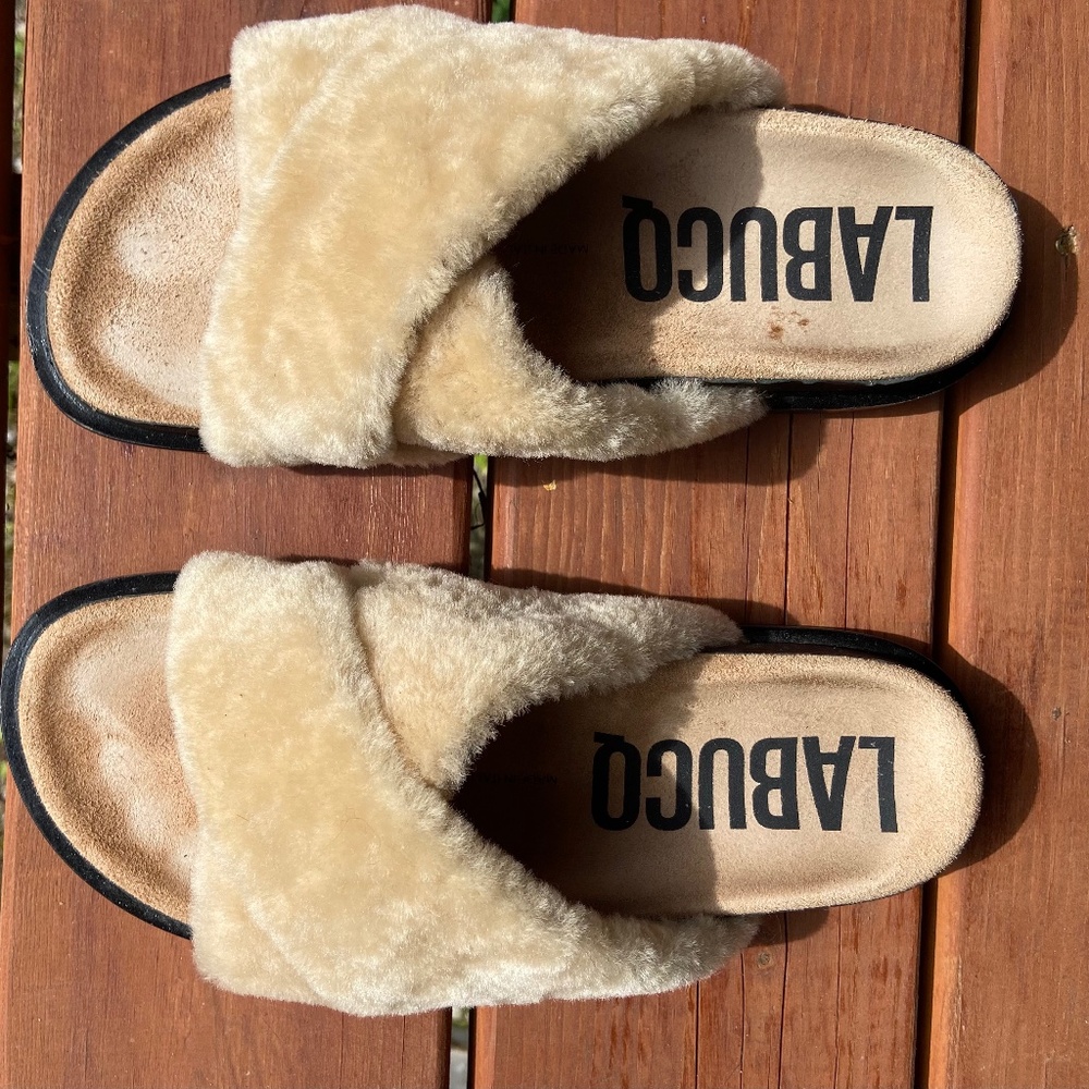 Labucq Shearling Slides EU 39
